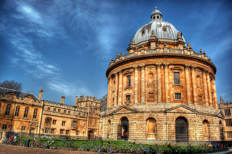 UK, England, Oxford, Low angle view of Radcliffe Camera Photograph by SilvanBachmann