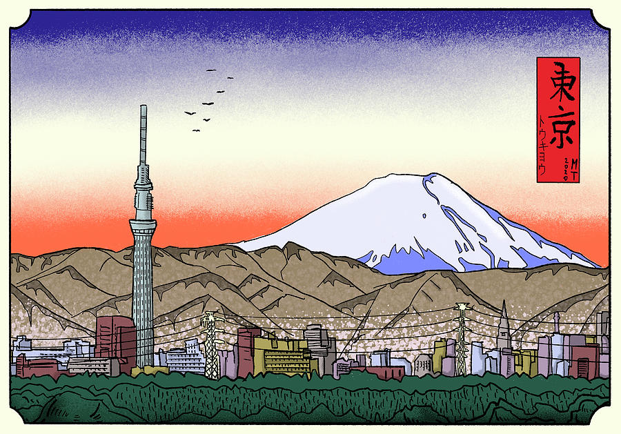 ukiyo-e landscape art