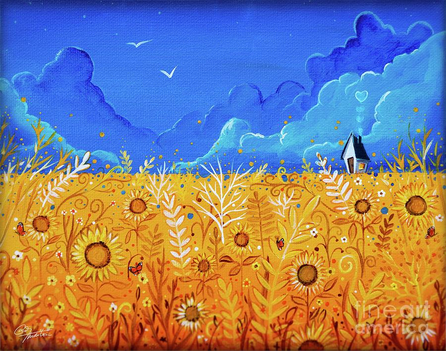 Ukraine Painting by Cindy Thornton