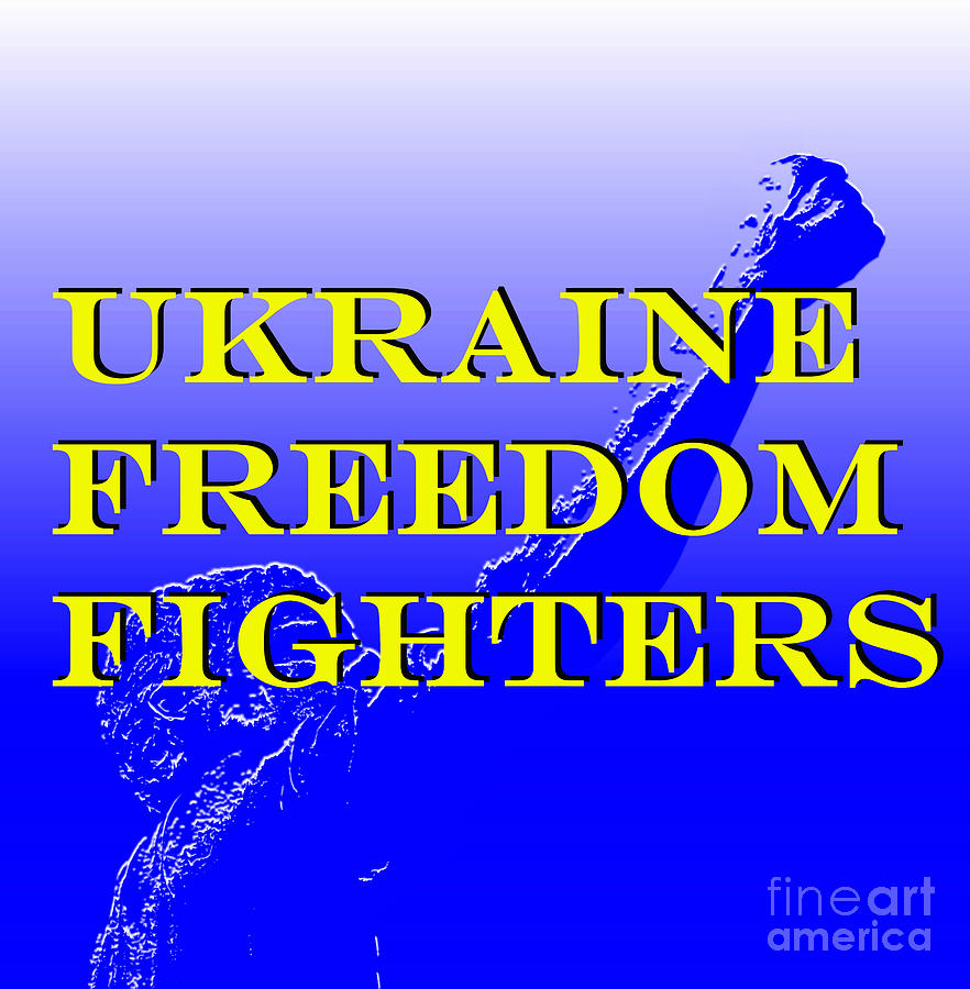 Ukraine Freedom Fighters  Mixed Media by David Lee Thompson