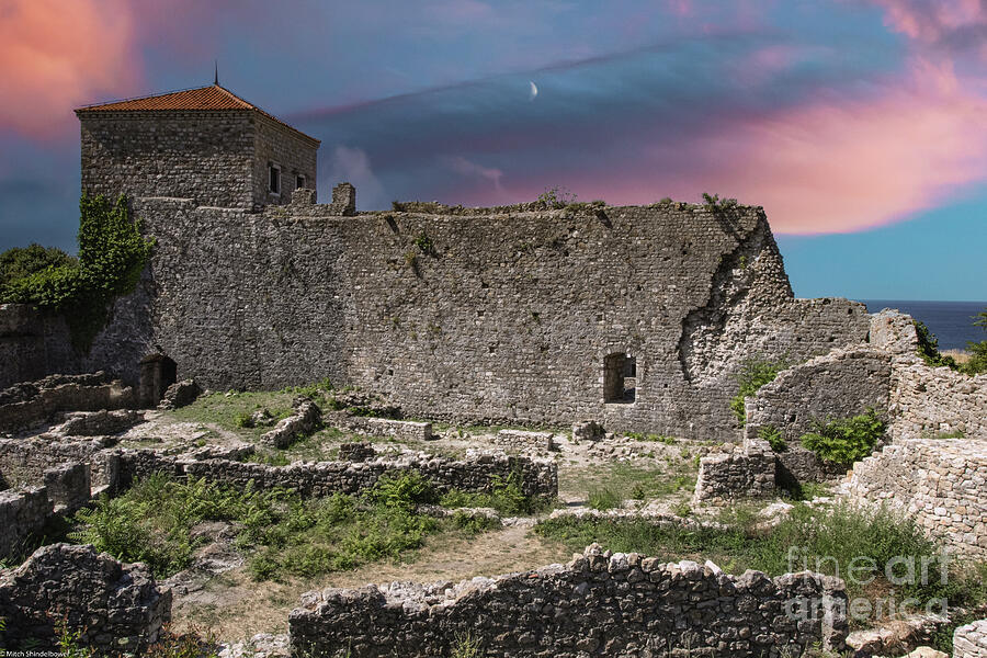 Castle Photograph - Ulcinj Montenrgro by Mitch Shindelbower