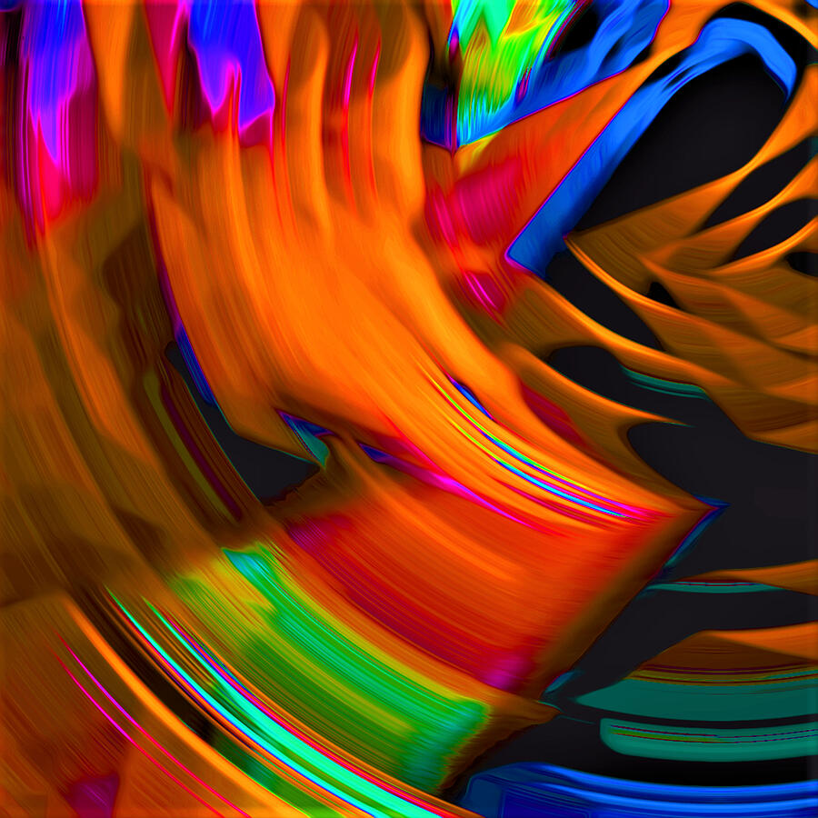 Ultrasound Image - Abstract Digital Art by Ronald Mills
