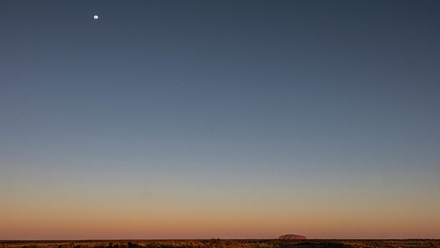 Uluru Photograph - Uluru Moonrise by Leigh Henningham Uluru Photograph - Uluru Moonrise by Leigh Henningham