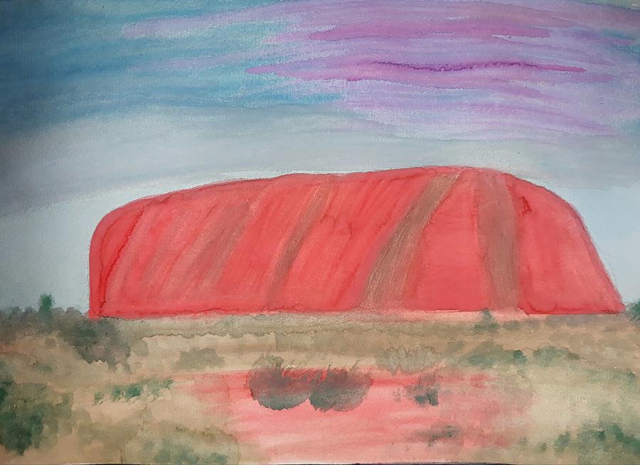 Uluru Painting by Vale Anoai