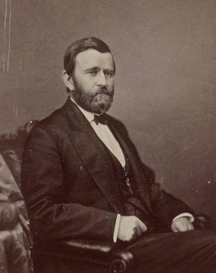 Ulysses S. Grant, Portrait, 1868, 1860's Photograph by Visions History ...