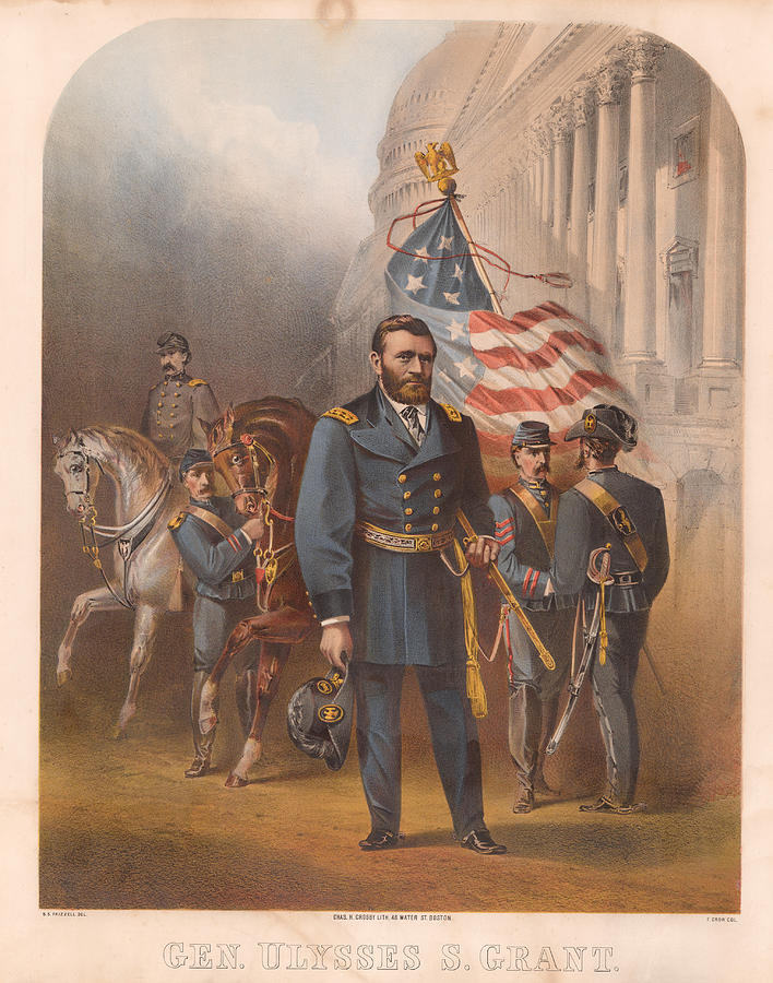 Ulysses S Grant Drawing by Samuel S Frizzell - Fine Art America