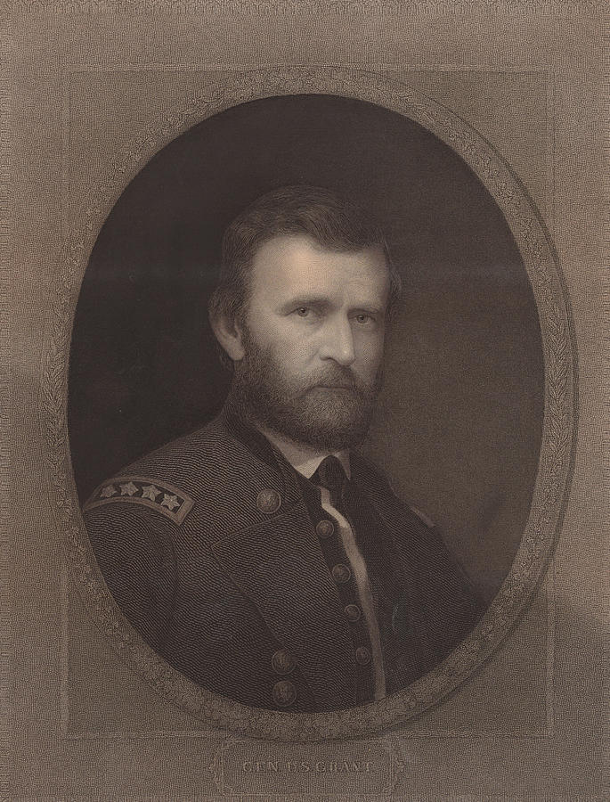 Ulysses S Grant Drawing By William Edgar Marshall Fine Art America