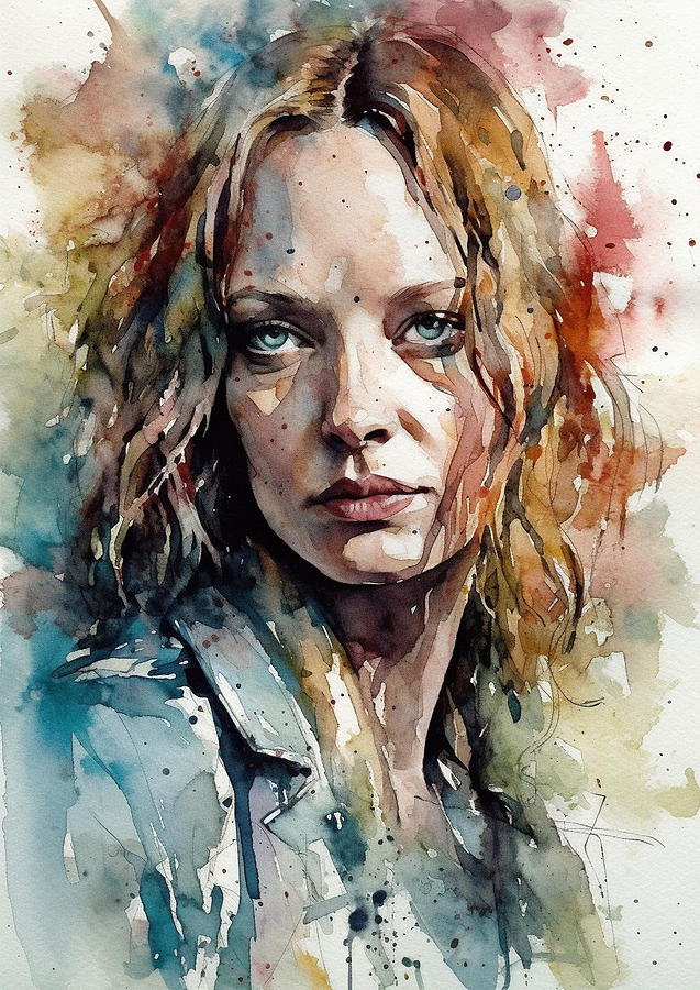 Uma Thurman Digital Art by Dieu Vuong Kha - Fine Art America