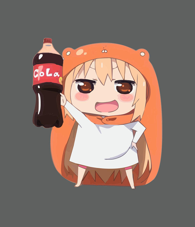 Umaru chan showing of her cola bottle Magnet Painting by Stefan Holmes ...
