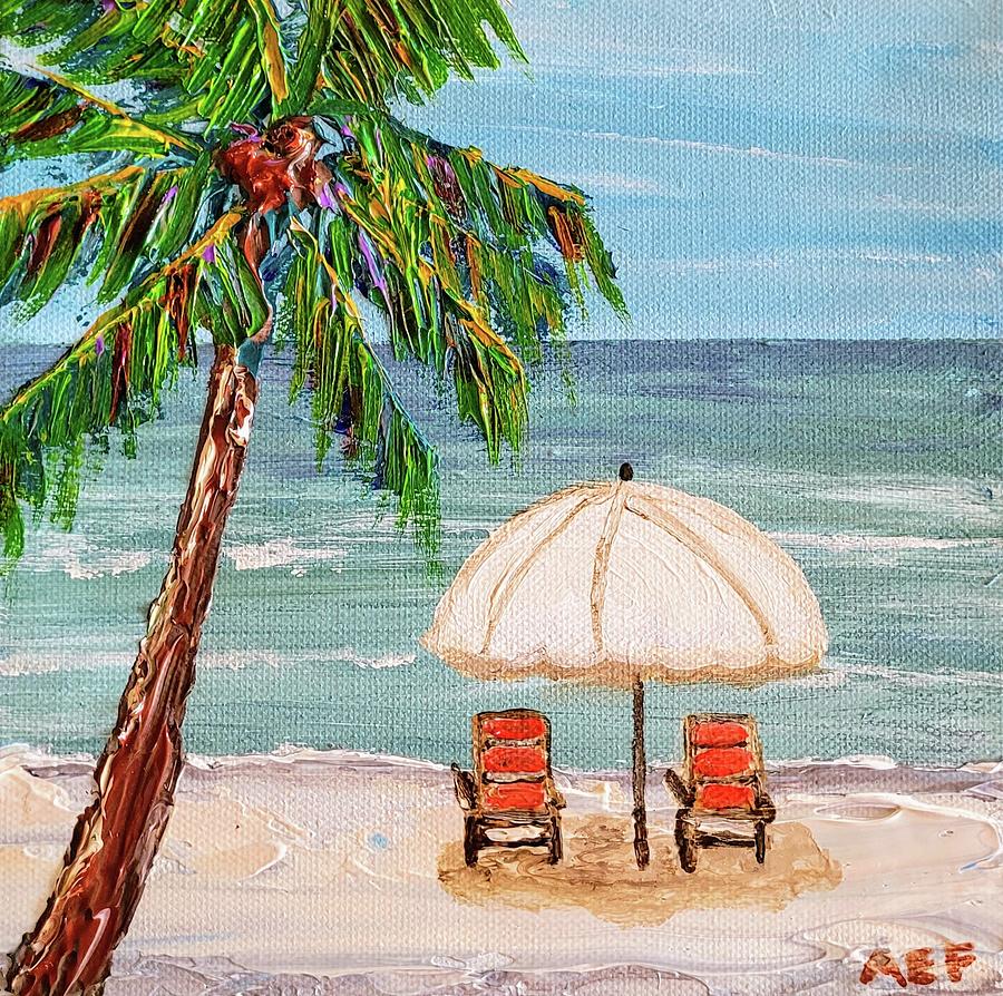 Umbrella for Two Painting by Ann Frederick