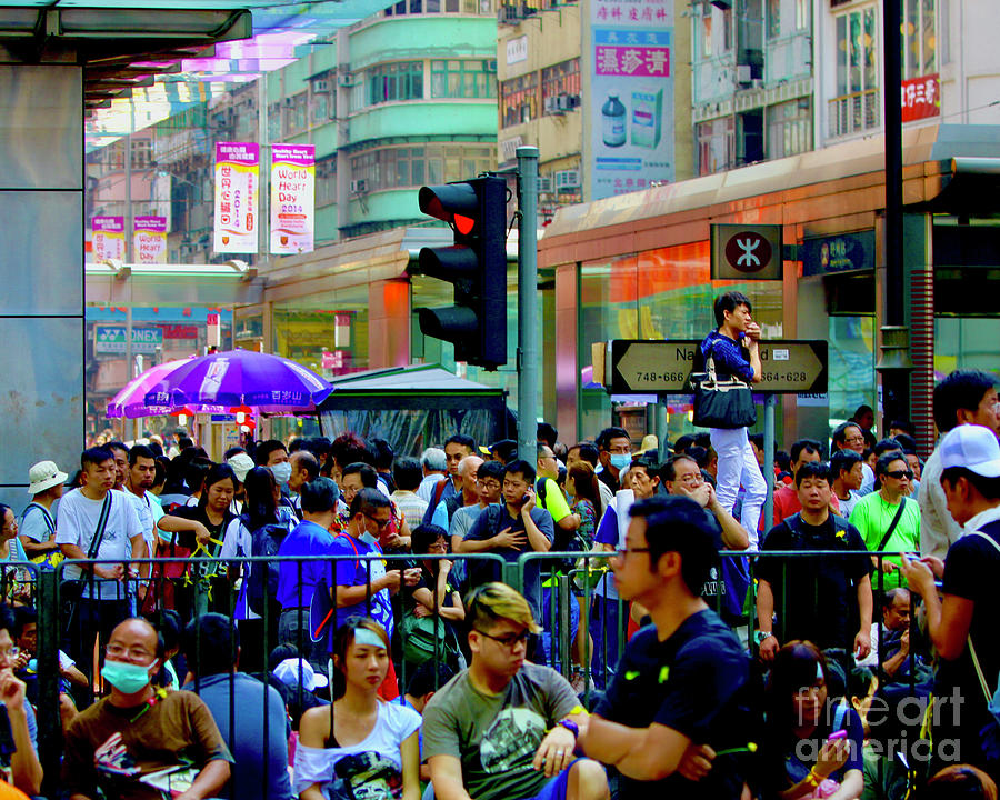 Umbrellas, 4, Hong Kong The Beginning Photograph by Michael Martin