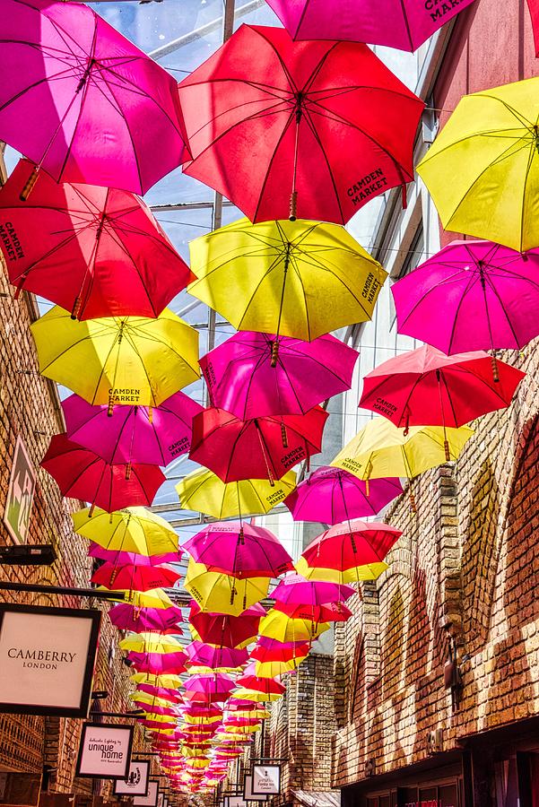 Umbrellas Photograph by Raymond Hill