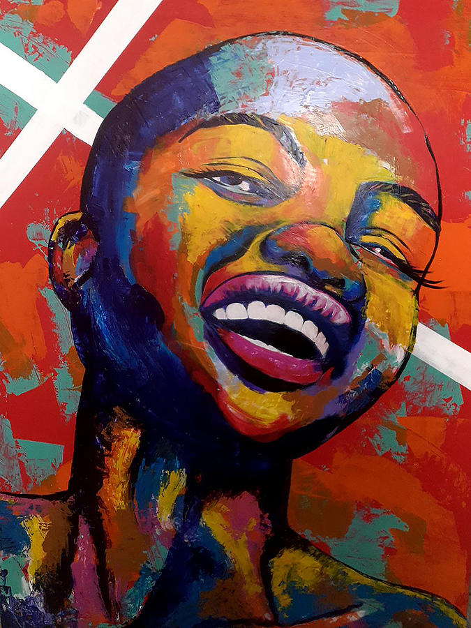 Unapologetically Happy Painting by Femme Blaicasso