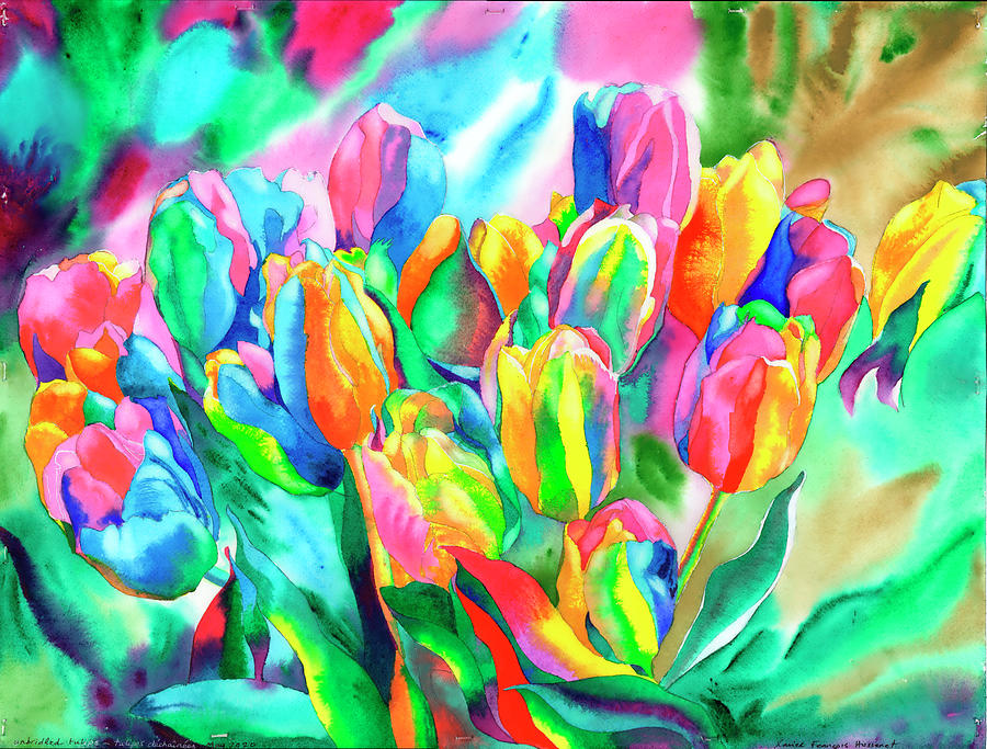 Unbridled Tulips Painting