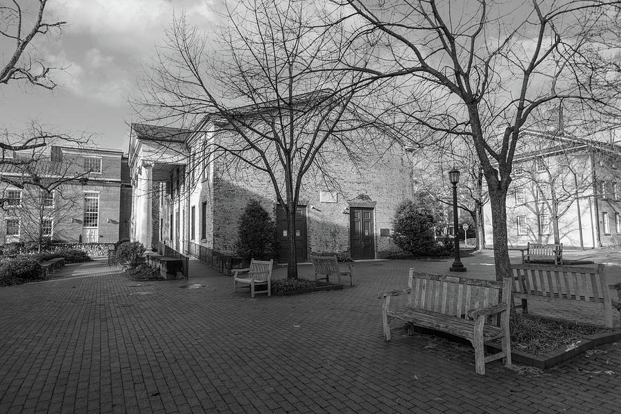 UNC Campus and Benches  Photograph by John McGraw