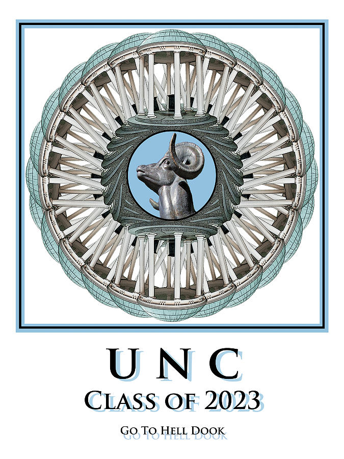 UNC Poster - 2023 Class Photograph by Mike Kennedy - Pixels