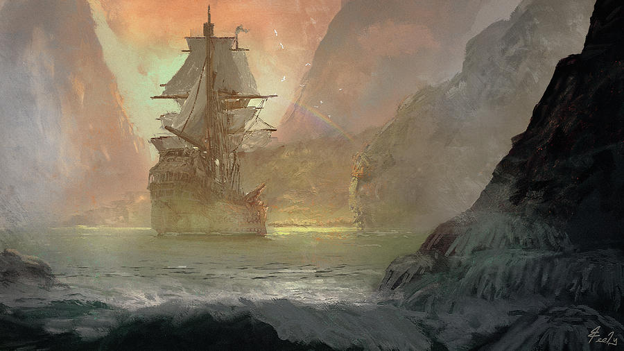 Uncharted Paradise  Painting by Joseph Feely