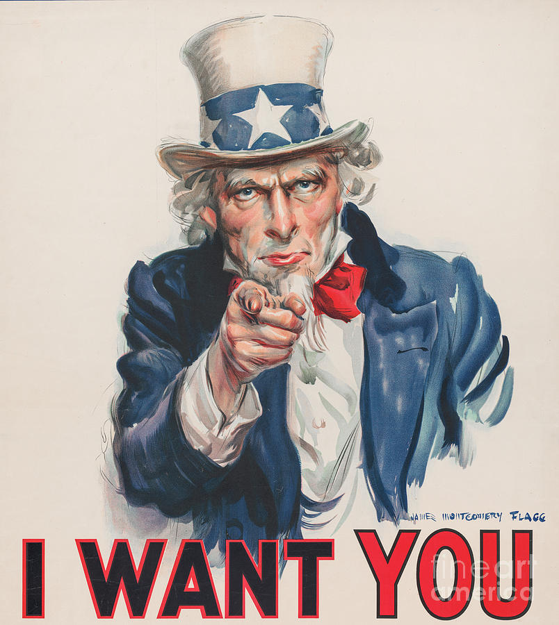 Uncle Sam Wants You Digital Art