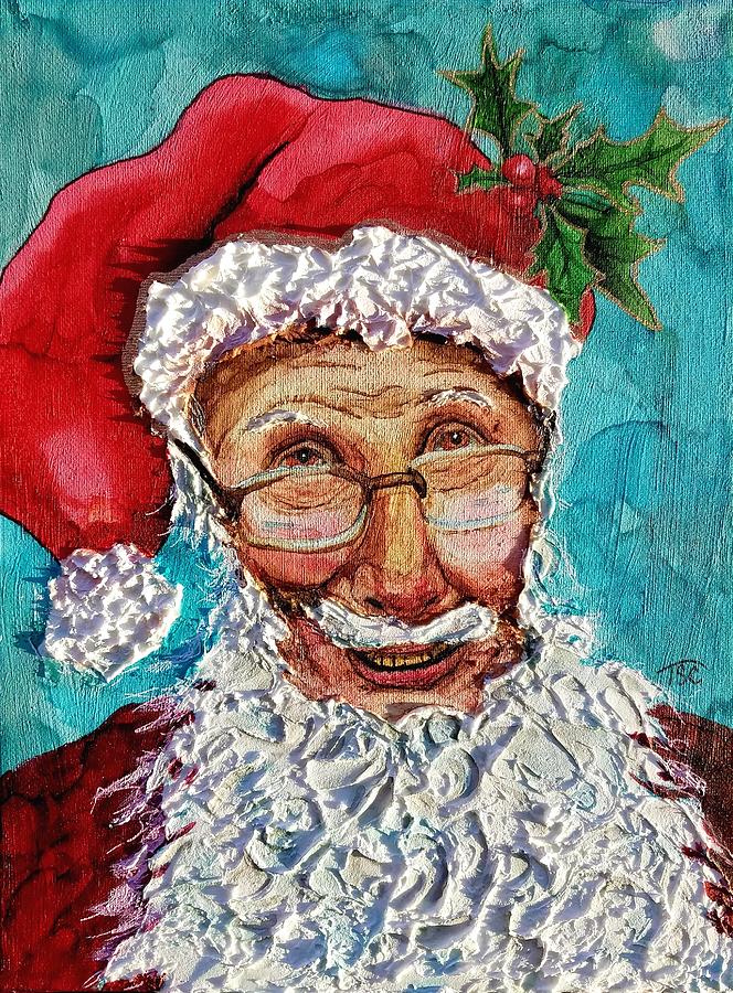 Uncle Santa Painting by Tammy Crawford