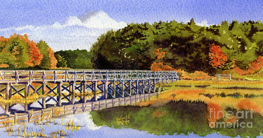 Uncle Tims Bridge Painting by Heidi Gallo