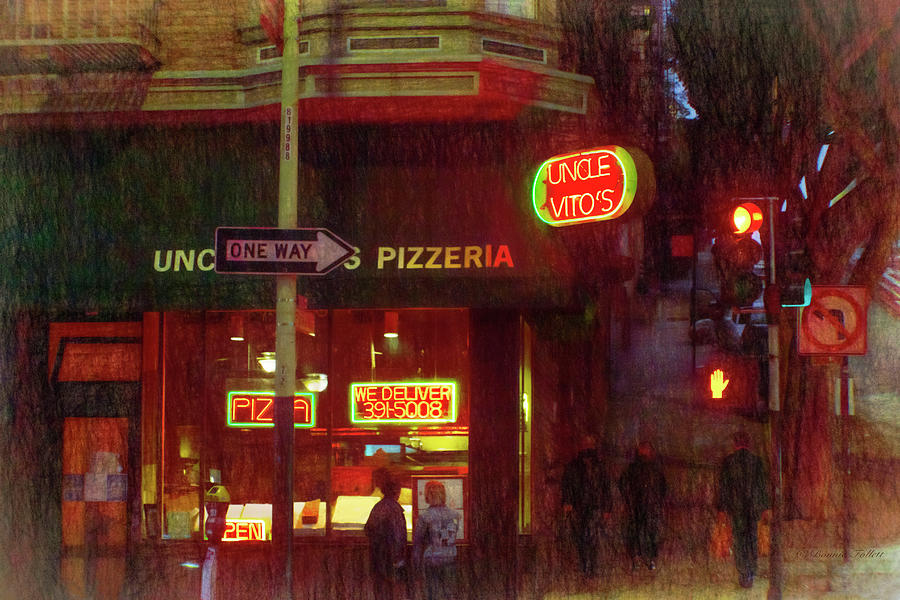 Uncle Vitos Pizza Digital Art by Bonnie Follett