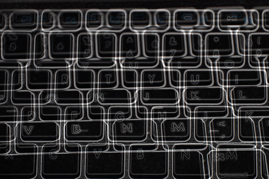 Unconventional Keyboard Photograph by Bill Ardern - Fine Art America