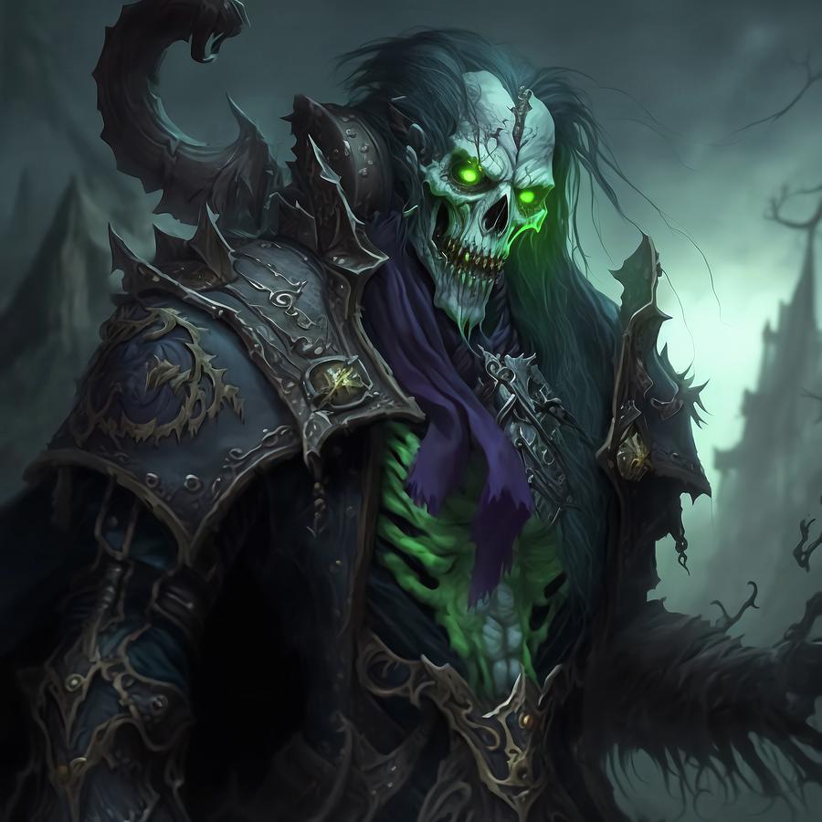 Undead Rogue World Of Warcraft Digital Art By Creationistlife Pixels