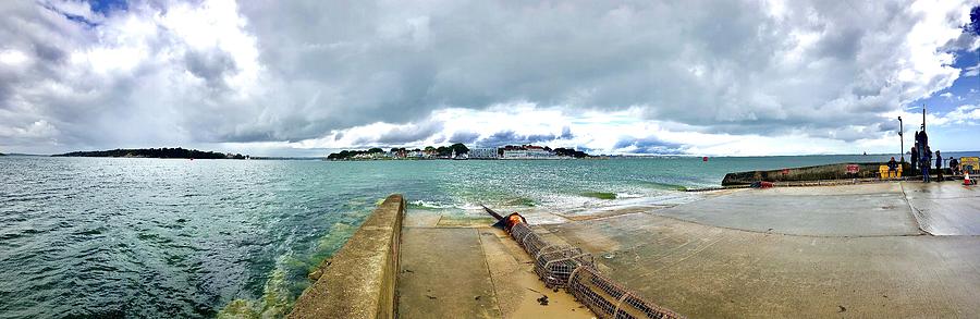 Under a Cloud Poole Ferry Crossing Panorama Photograph by Gordon James