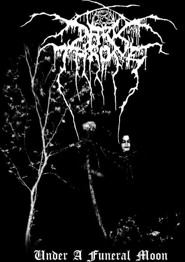 Under a Funeral Moon by Darkthrone Classic Old Painting by Patel Reece ...