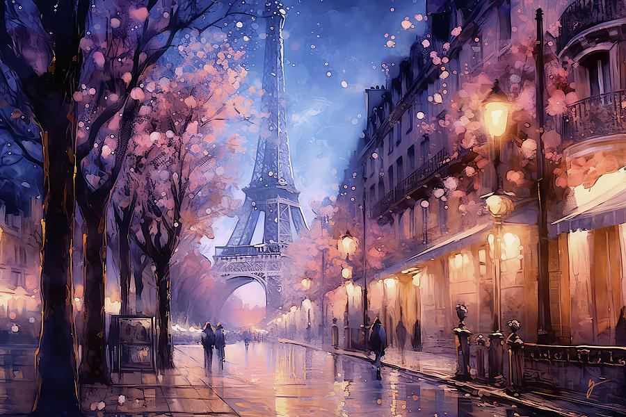 Paris Painting - Under a Parisian Sky by Greg Collins