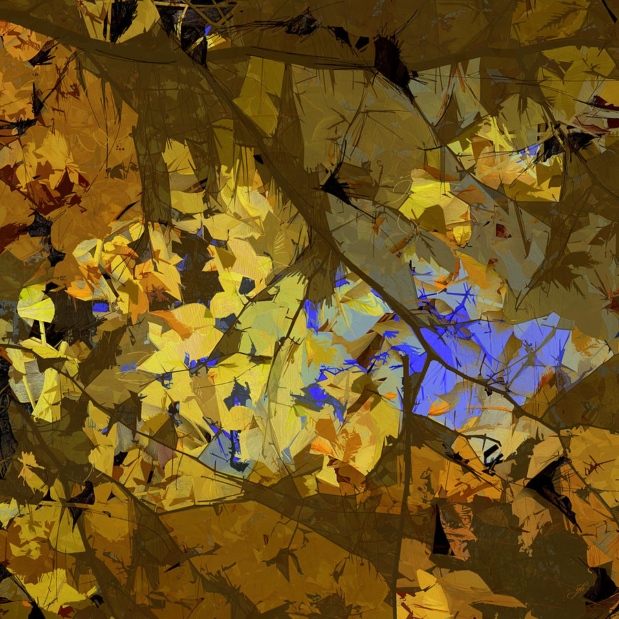 Under an Autumn Sky Digital Art by Gina Harrison