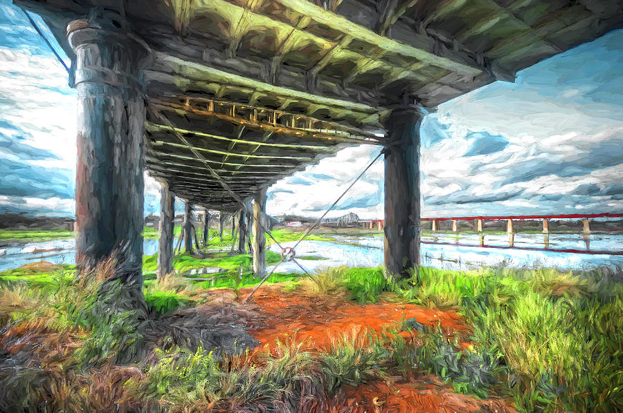 Under Bridge Digital Art by Wayne Sherriff