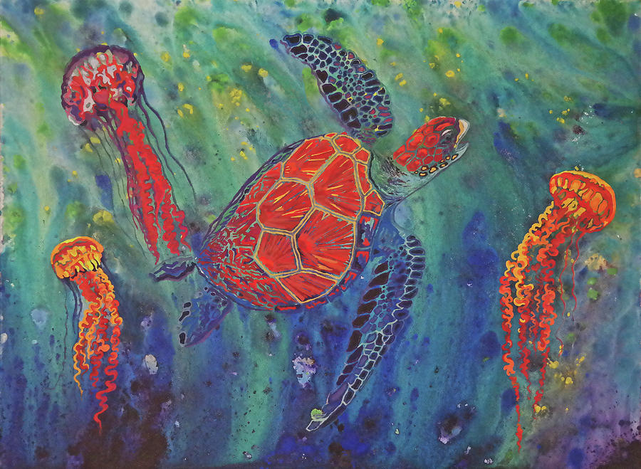 Under Sea Ballet Painting by Thom MADro