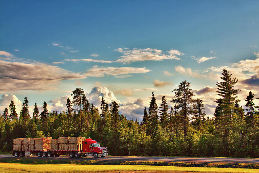 Under the big Canadian sky Photograph by Tatiana Travelways