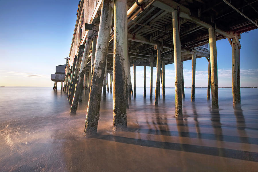 Pier Photograph - Under the Boardwalk by Eric Gendron