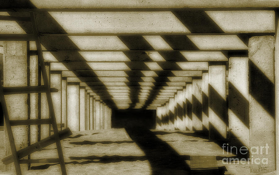 Abstract Photograph - Under The Boardwalk by Jeff Breiman