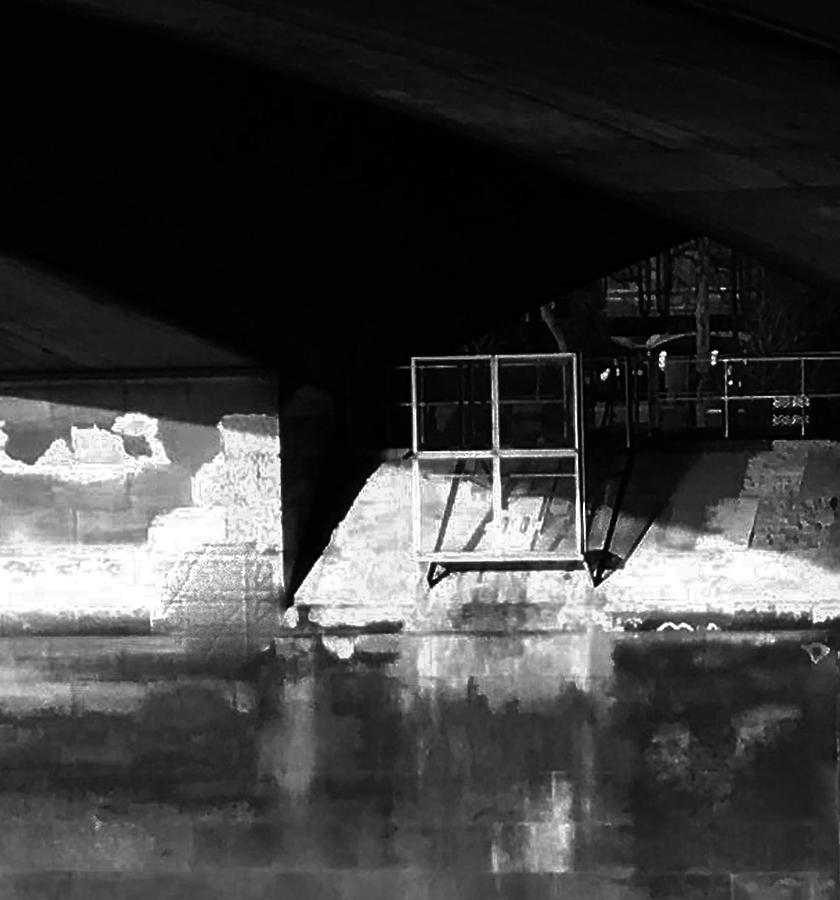 Under the Bridge Photograph by Linnie Greenberg