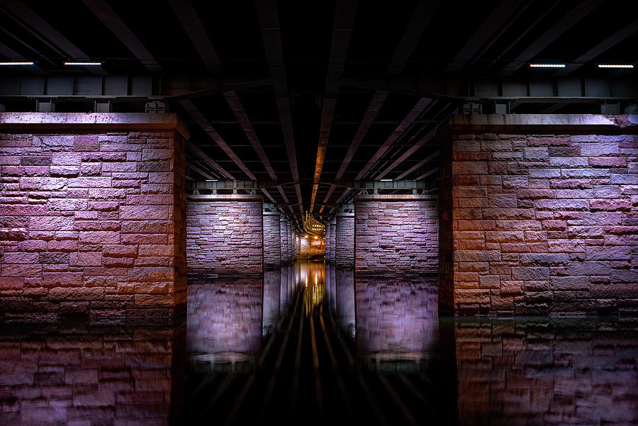 Under the Bridge Photograph by Ryan Wyckoff