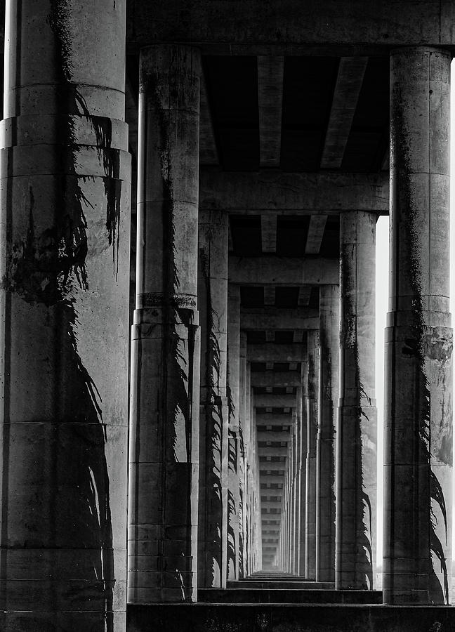 Under the Casueway Photograph by Jerry Connally
