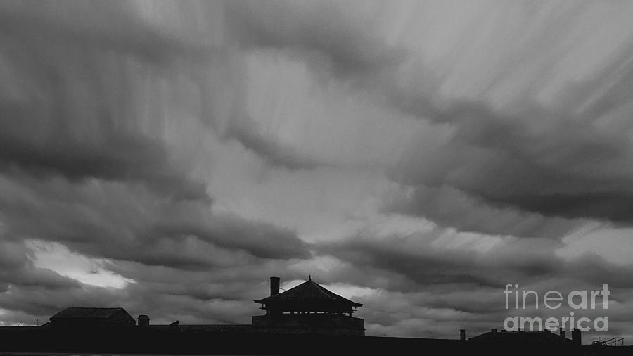 Under Pandemic Clouds at Fort Niagara Photograph by Tony Lee