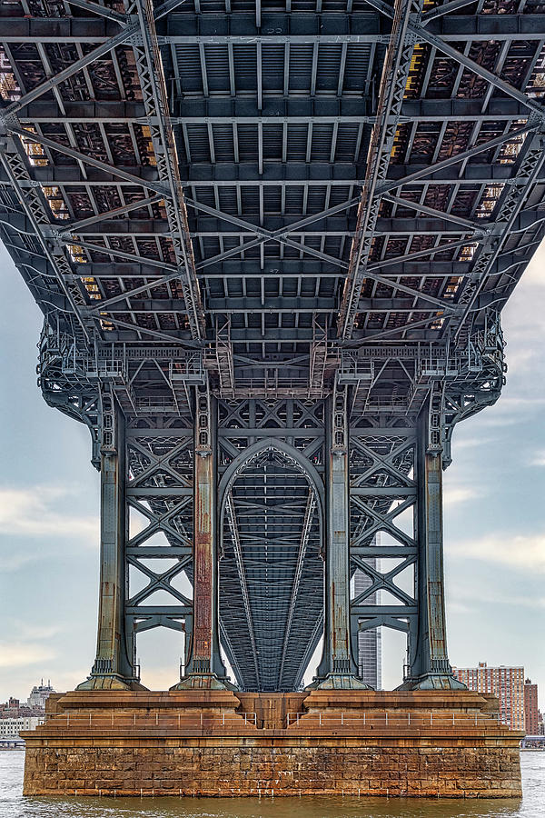Under The Manhattan Bridge  Photograph by Susan Candelario
