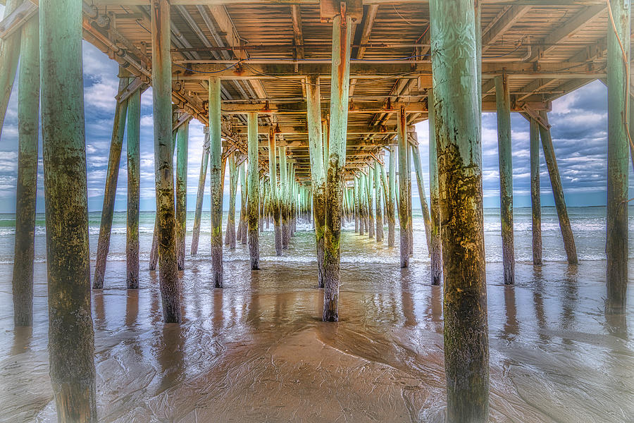 Under the OOB Pier Photograph by Penny Polakoff