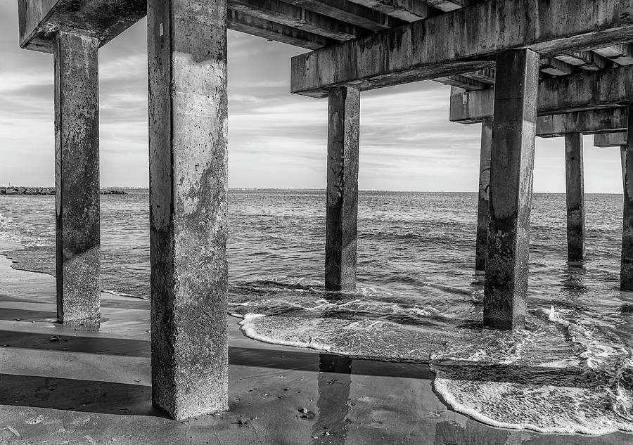 Under the Pier at Coney Island Photograph by Cate Franklyn