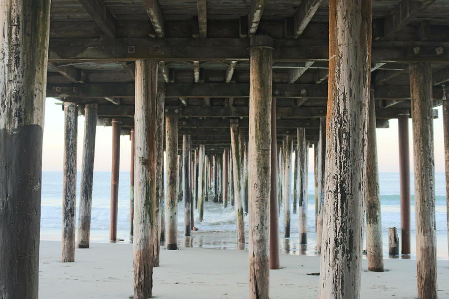 Under the Pier  Photograph by Christy Pooschke