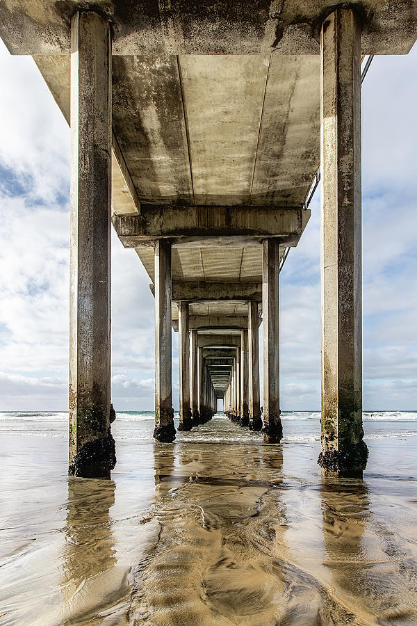 Under The Pier Photograph by Gary Geddes