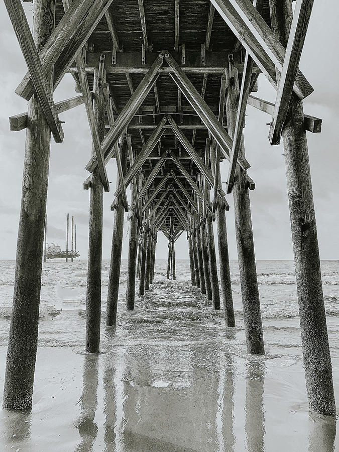 Under the Pier Digital Art by Martin Dyrkacz - Fine Art America