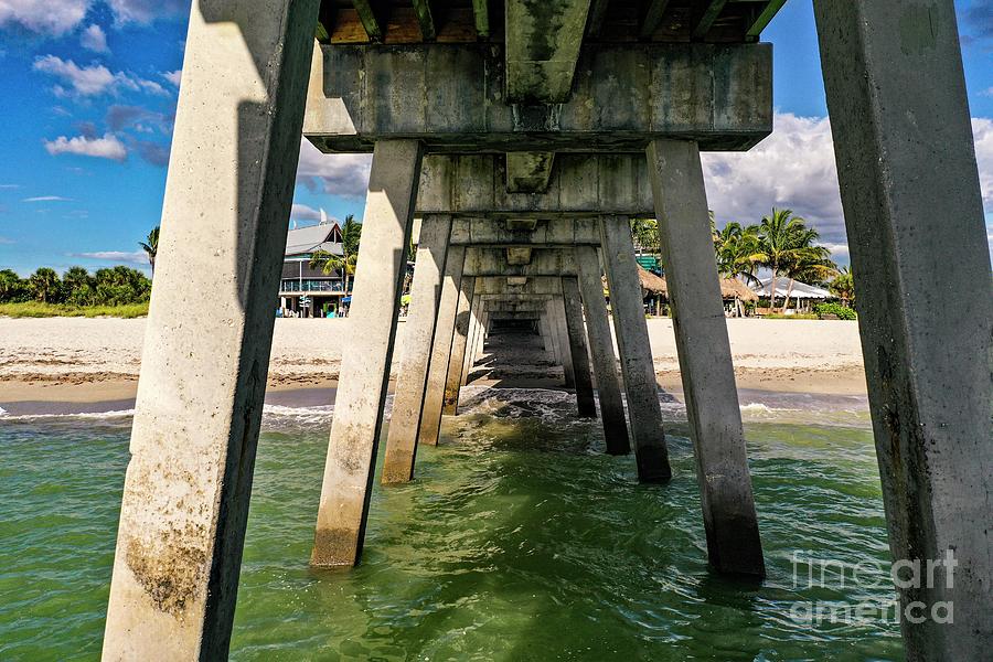 Under the Pier Photograph by Nick Kearns