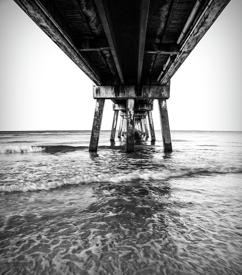 Under The Pier Okaloosa Island Photograph by Dan Sproul