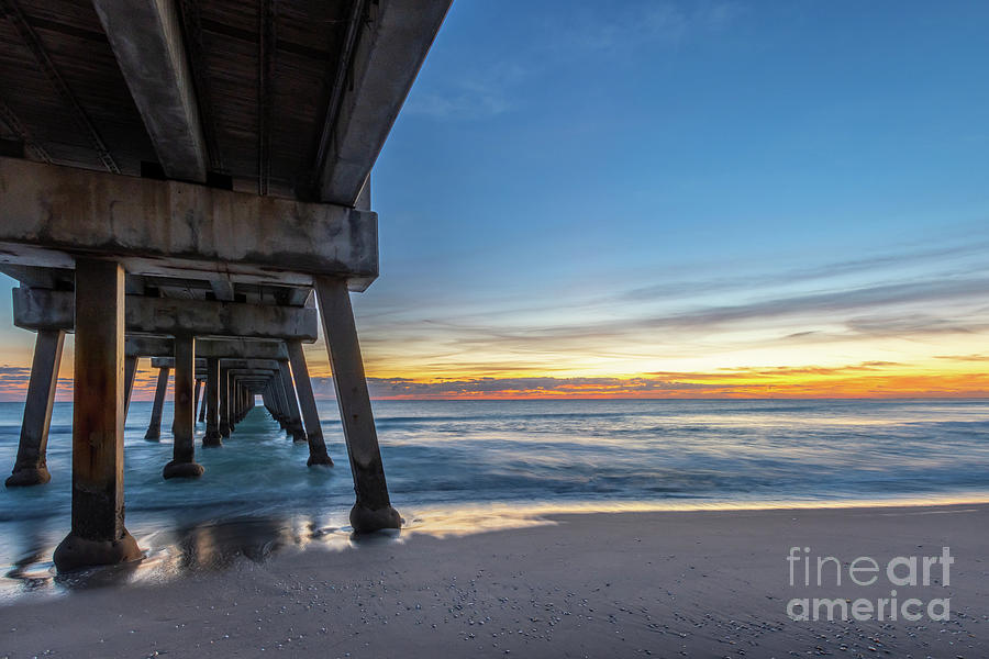 Under the Pier Photograph by Tom Claud