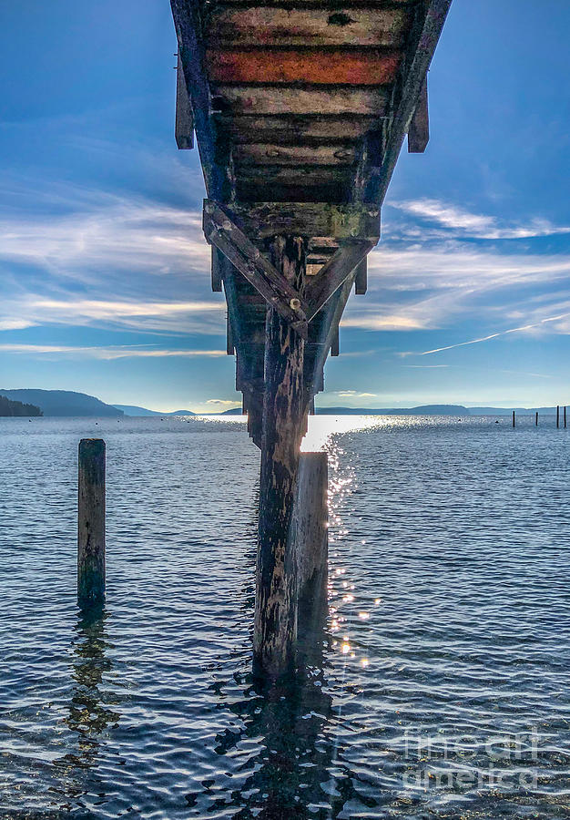 Pier Photograph - Under the Pier by William Wyckoff